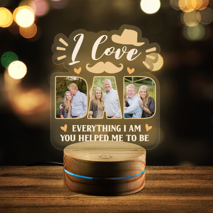 The 20+ Best Gifts for Dad from Son That'll Make Him Indescribable Wonderful Moments - gifts for dad | CubeBik Blog Custom LED Light Gifts for Dad - gifts for dad | CubeBik Blog