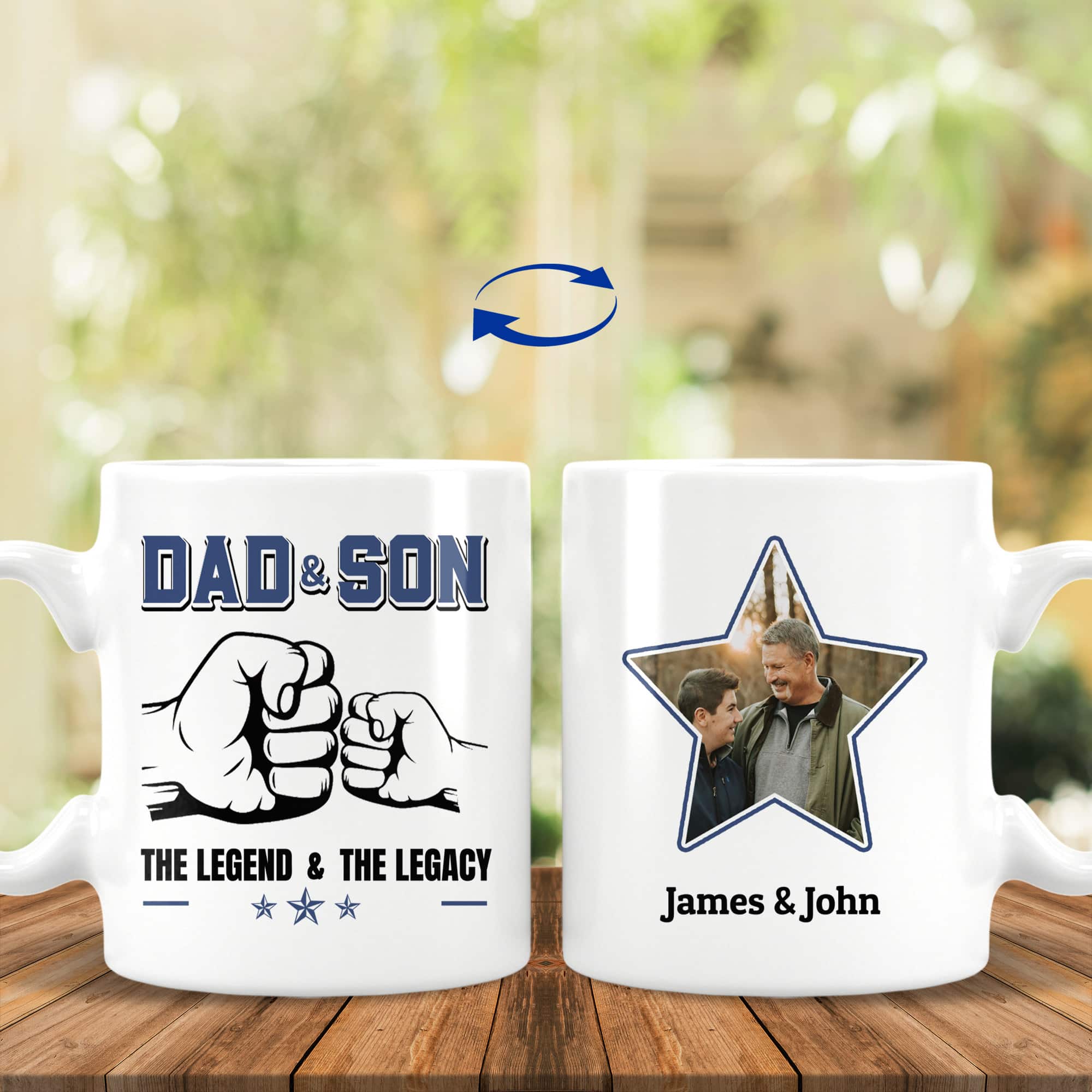 The 20+ Best Gifts for Dad from Son That'll Make Him Indescribable Wonderful Moments - gifts for dad | CubeBik Blog Custom Photo Gift For Dad