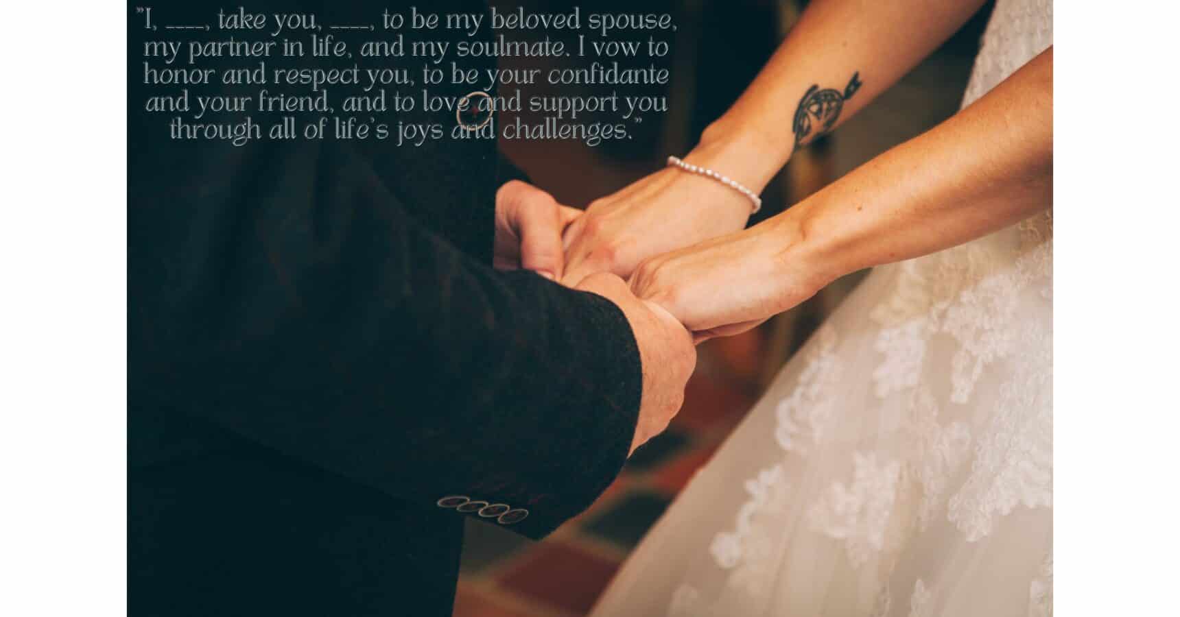 Unlock the Magic of Christian Wedding Vows: 20+ Inspiring Examples and Tips for Personalizing Your Perfect Promise - Christian Wedding Vows | CubeBik Blog Contemporary Christian Wedding Vows