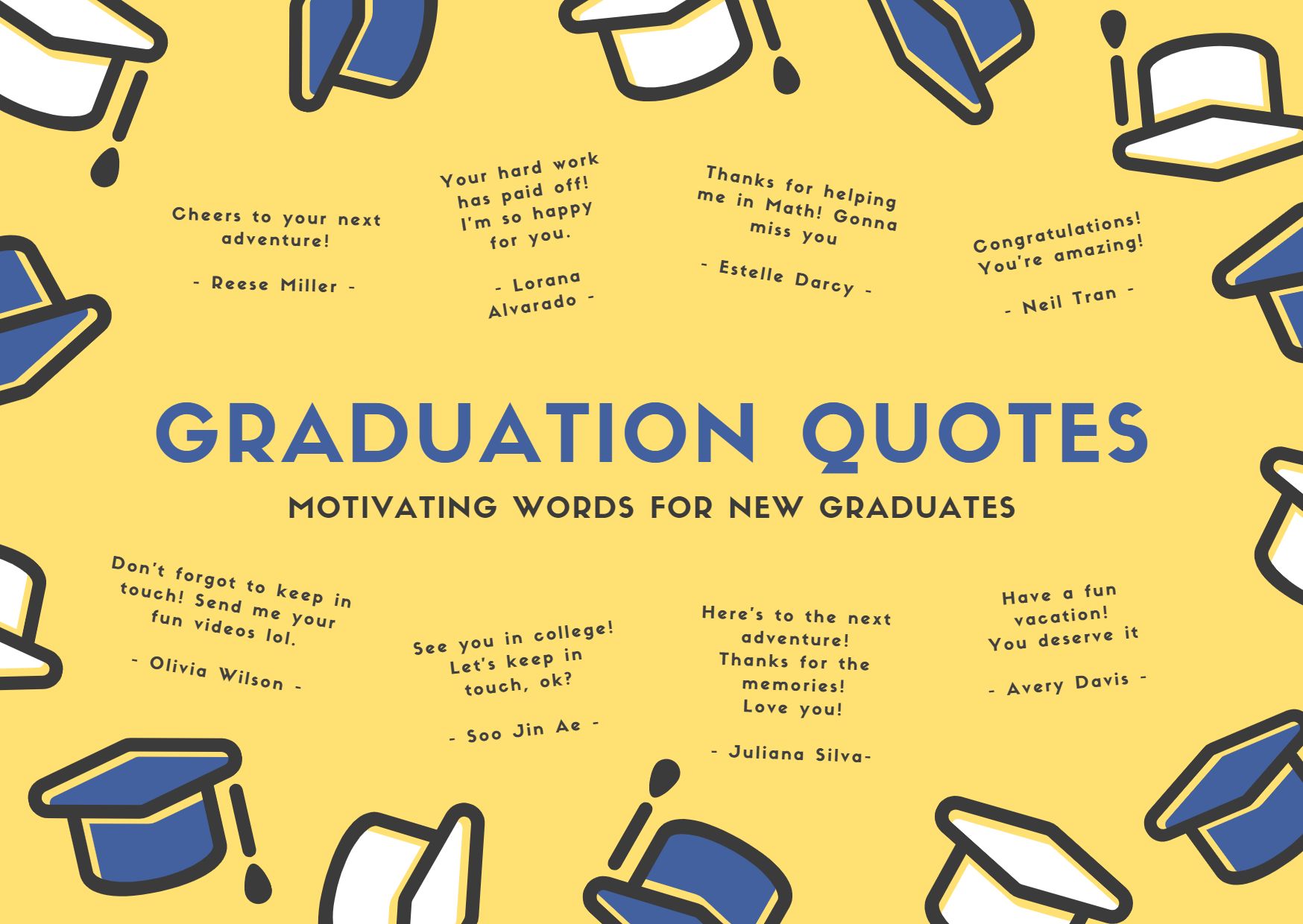 Inspiring Graduation Quotes - Motivating Words For New Graduates