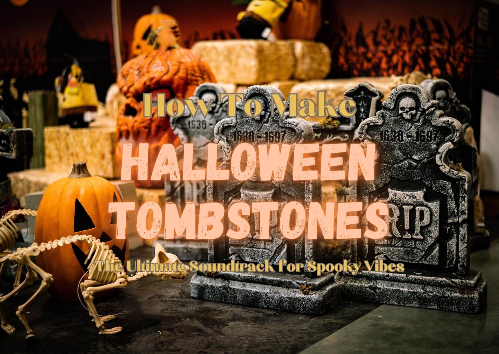 How To Make Halloween Tombstones