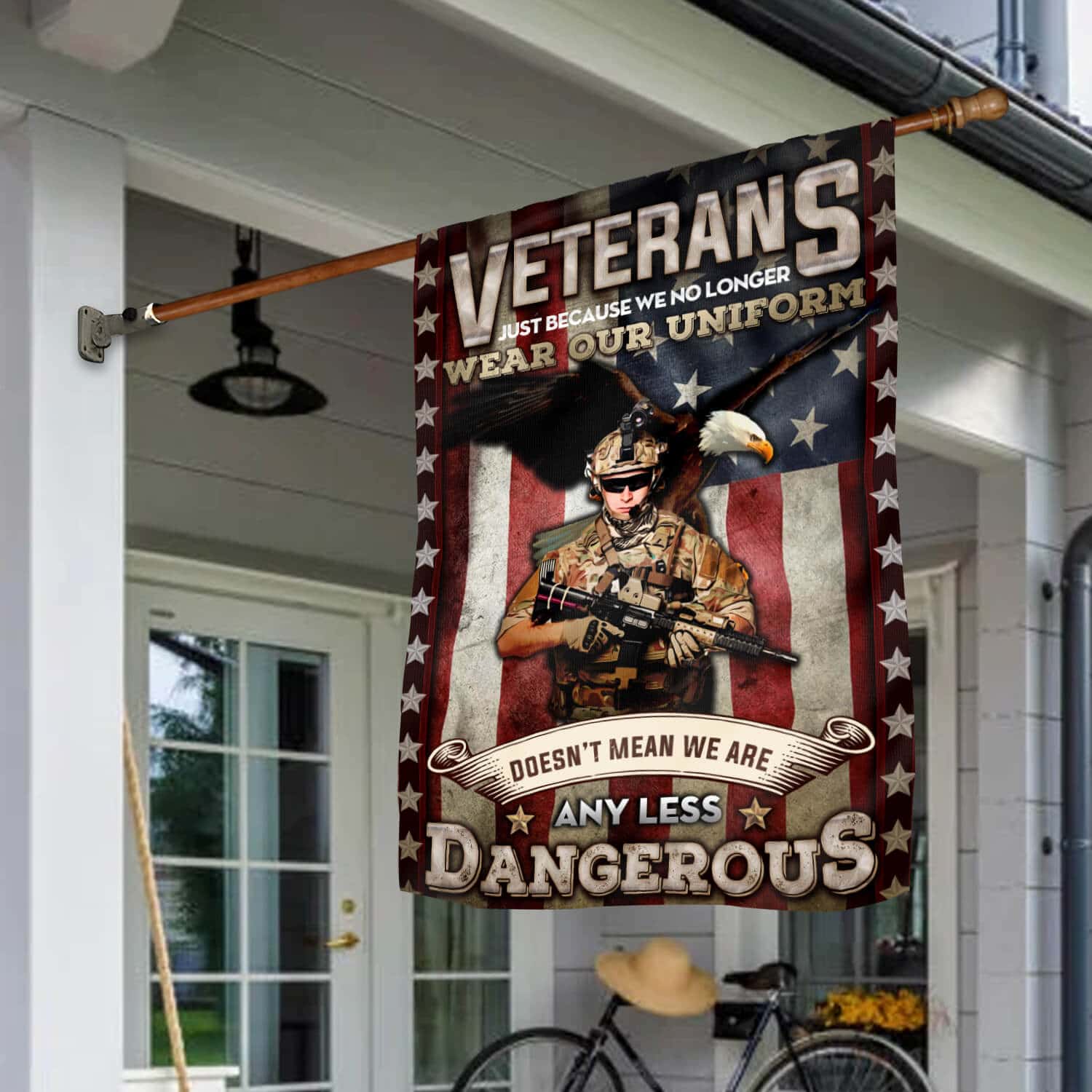 Remembering Our Veterans: Meaningful Veterans Day Quotes and Unique Gift Ideas - veterans day quotes | CubeBik Blog Veterans Just Because We No Longer Wear Our Uniforms Flag – Veterans Memorial Day Garden Flag – House Flag - veterans day quotes | CubeBik Blog